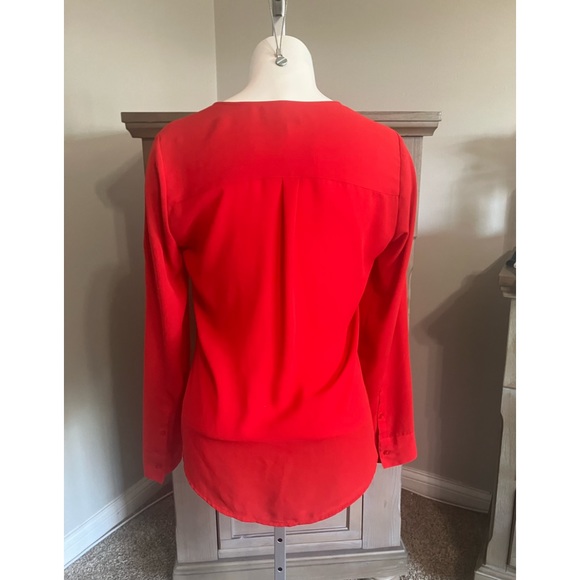 Red XS Express Button Down - Picture 2 of 4